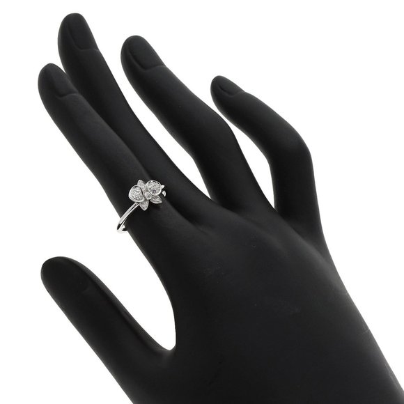 Cartier Caress d'Orchidee Diamond #48 Ring, K18 White Gold, Women's, CARTIER - Picture 6 of 7